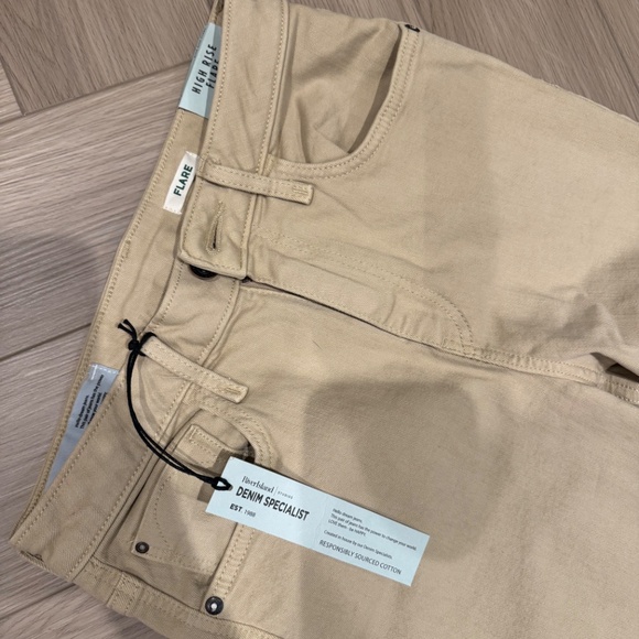 River Island khaki flare pants - Picture 2 of 5